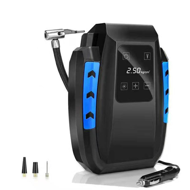 Emergency Air Pump with Automatic Solar Charging