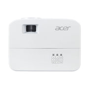 White Acer P1157i high brightness DLP projector with focus lens and control buttons