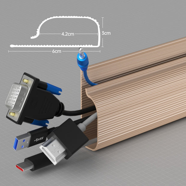 Desk Bottom Cable Management Rack