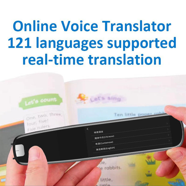 Handheld online voice translator device supporting 121 languages and real-time translation