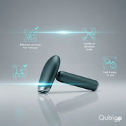 Folding laser hair removal device with features: at-home use, gentle on sensitive areas, fast and easy