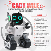 Cady Wile 2.4GHz intelligent remote control robot with interactive sound, touch mode, and dancing features